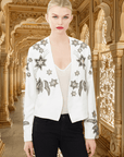 Starry Night Beaded Tuxedo Jacket