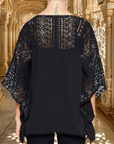 Hand Beaded Lace Kimono Top