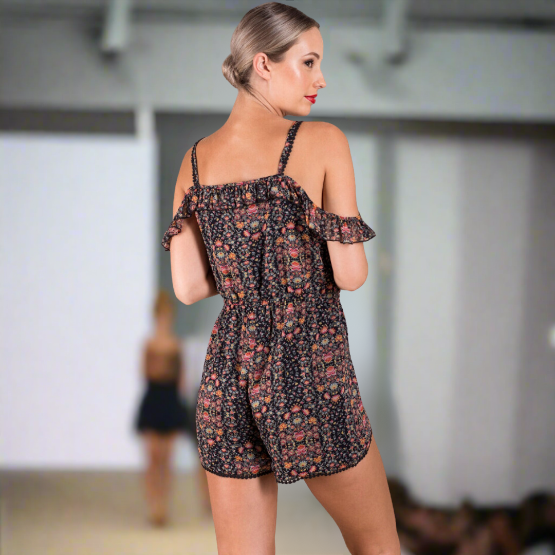 Floral Printed Playsuit