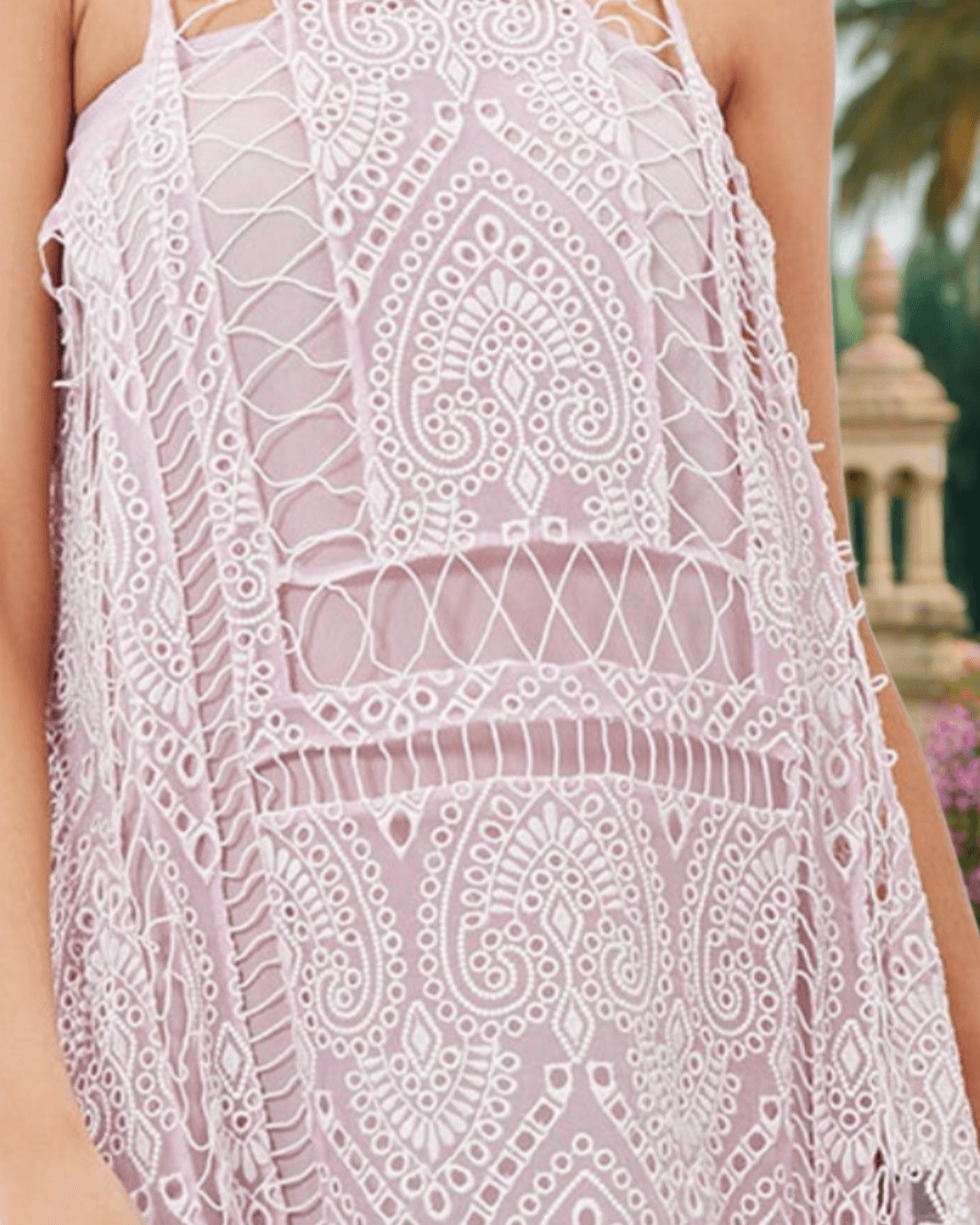 Boho Crochet Weave Dress