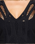 Hand Beaded Peplum Top