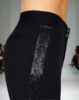 Hand Beaded Tuxedo Pants