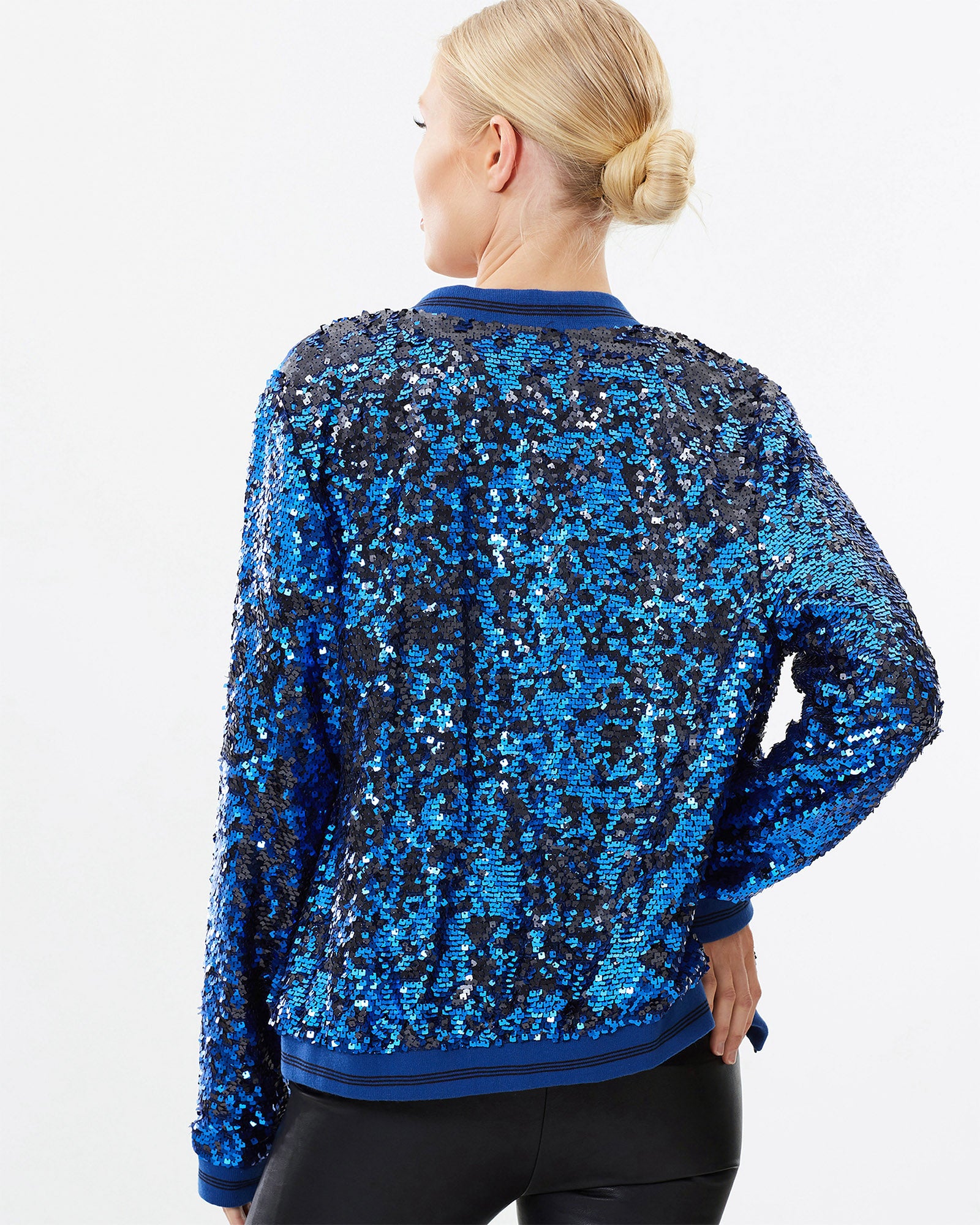 The Two Tone Sequin Bomber Jacket – Siyona
